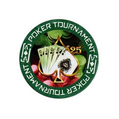 Tournament Poker Fiches Clay - $ 25